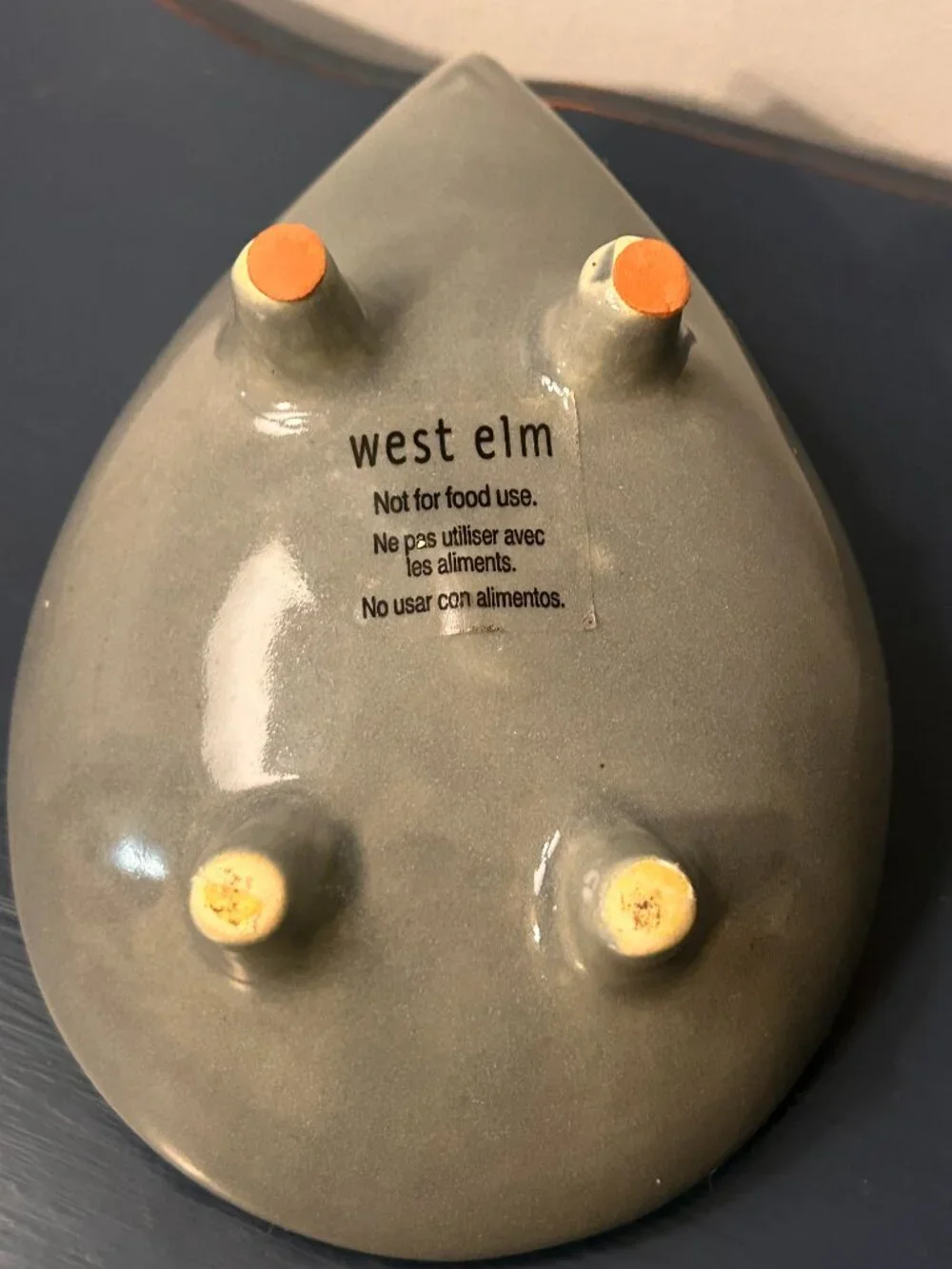 West Elm Ceramic Hedgehog Succulent Trinket Dish